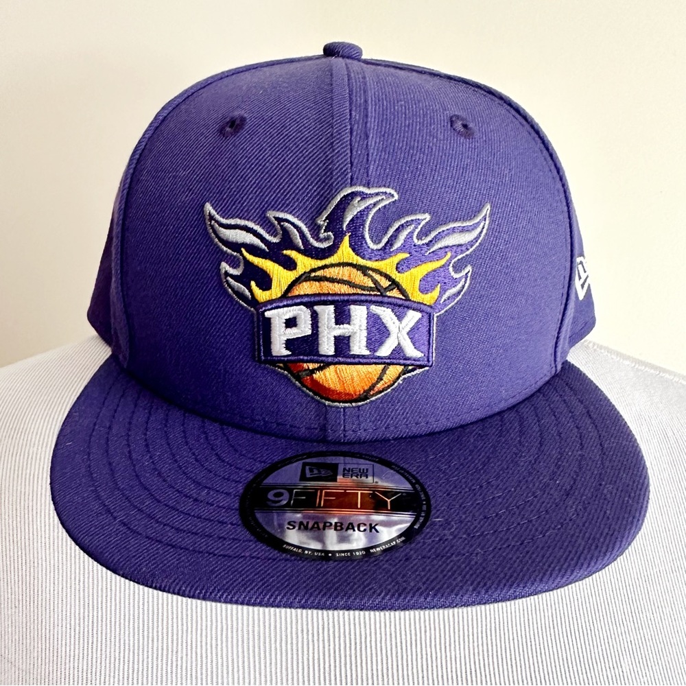 New Era Phoenix Suns Snapback Hat Mens NBA Purple Adjustable Fan Gear Gift
